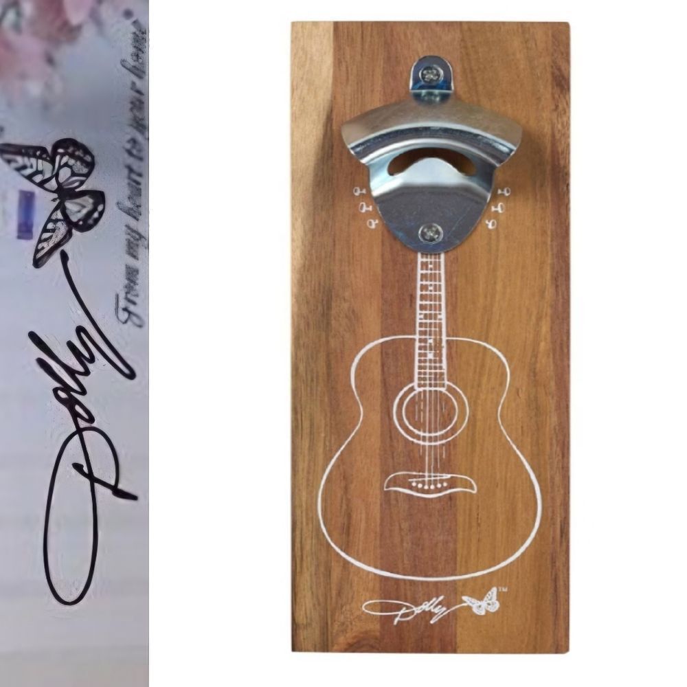 Dolly Parton Guitar Bottle Opener